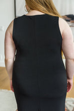 Load image into Gallery viewer, Another New Day Midi Dress in Black
