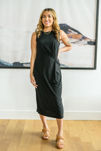 Load image into Gallery viewer, Another New Day Midi Dress in Black