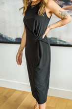 Load image into Gallery viewer, Another New Day Midi Dress in Black