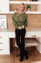 Load image into Gallery viewer, Ariana Printed Top in Olive