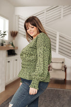 Load image into Gallery viewer, Ariana Printed Top in Olive