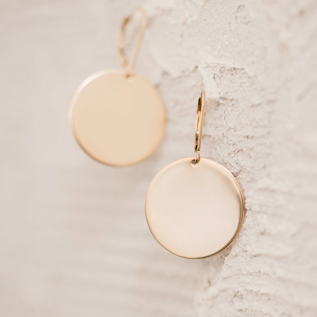 Classic Disc Earrings