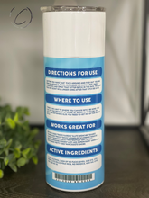 Load image into Gallery viewer, B**** Be Gone Crisp Linen 20oz Skinny Tumbler