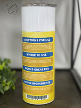 Load image into Gallery viewer, B**** Be Gone Lemon Breeze 20oz Skinny Tumbler
