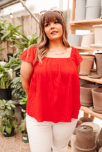 Load image into Gallery viewer, Back of My Mind Top in Red