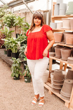 Load image into Gallery viewer, Back of My Mind Top in Red