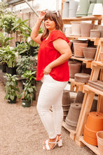 Load image into Gallery viewer, Back of My Mind Top in Red