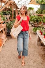 Load image into Gallery viewer, Back of My Mind Top in Red