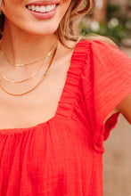 Load image into Gallery viewer, Back of My Mind Top in Red