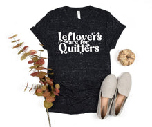 Load image into Gallery viewer, PREORDER: Leftovers Are For Quitters V-Neck Graphic Tee