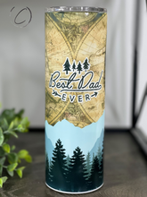 Load image into Gallery viewer, Best Dad Ever - Adventure 20oz Skinny Tumbler