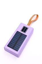 Load image into Gallery viewer, Best Life Solar Powered Portable Charger in Purple