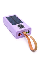 Load image into Gallery viewer, Best Life Solar Powered Portable Charger in Purple
