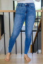 Load image into Gallery viewer, Bethany Frayed Hem Detail Skinny Judy Blue Jeans