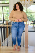 Load image into Gallery viewer, Bethany Frayed Hem Detail Skinny Judy Blue Jeans