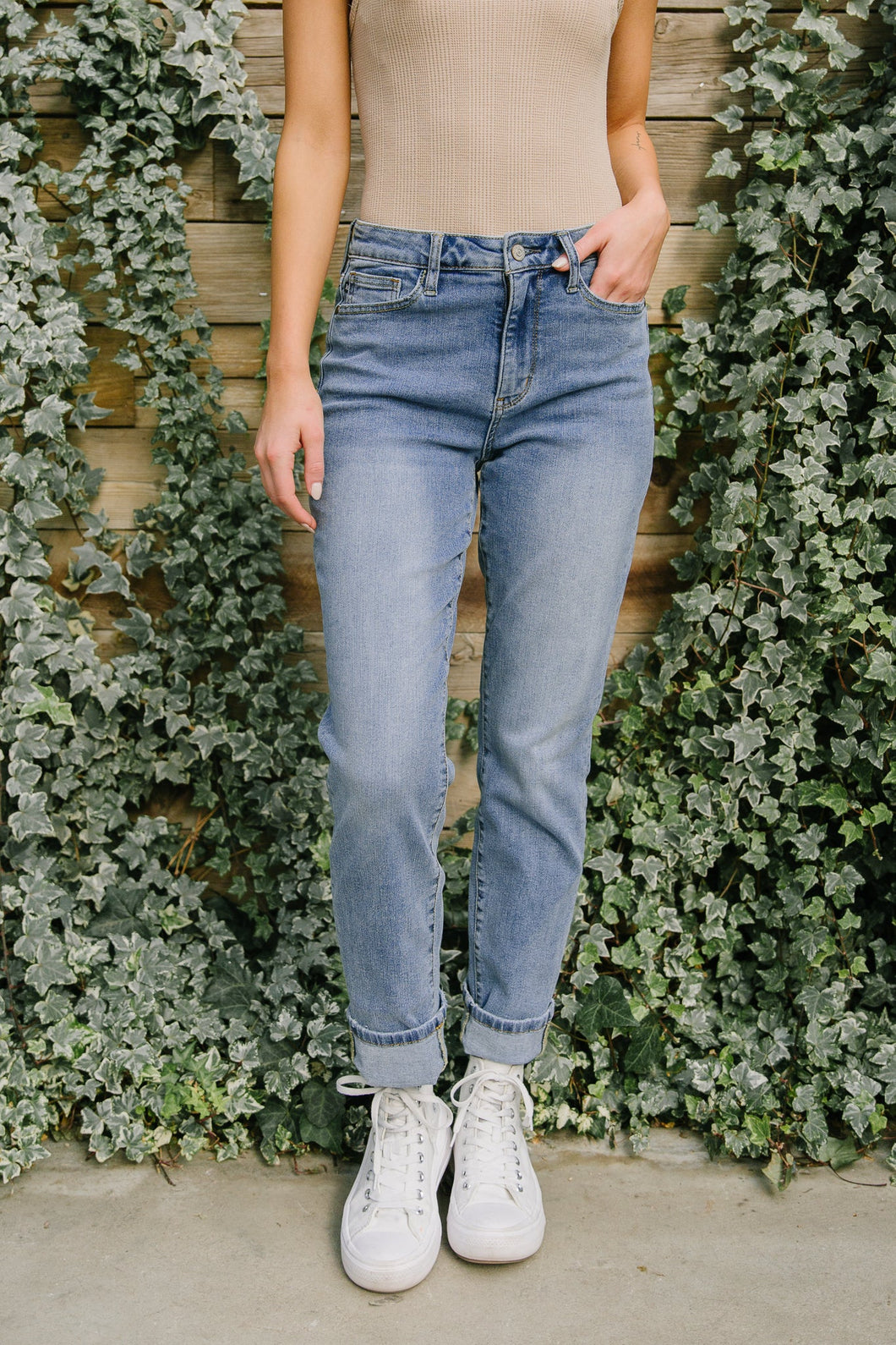 Better Days Vintage Wash Judy Blue Boyfriend Jeans