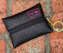 Load image into Gallery viewer, Black Cobra Makeup Junkie Bag