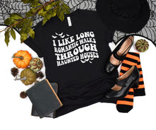 Load image into Gallery viewer, PREORDER: Long Walks Through Haunted Houses Graphic Tee