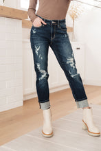 Load image into Gallery viewer, Bleach Splash Judy Blue Boyfriend Jeans
