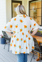 Load image into Gallery viewer, Blissed Out Button Up Babydoll Tunic
