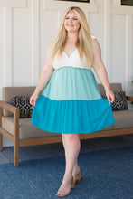 Load image into Gallery viewer, Blue Skies Tiered Dress