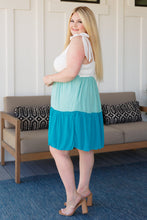 Load image into Gallery viewer, Blue Skies Tiered Dress