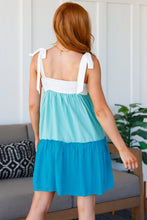 Load image into Gallery viewer, Blue Skies Tiered Dress