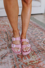 Load image into Gallery viewer, Boardwalk EVA Double Strap Platform Sandals in Rose
