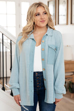 Load image into Gallery viewer, Borrowed From My Boyfriend Jacket in Blue