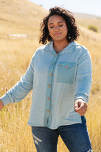 Load image into Gallery viewer, Borrowed From My Boyfriend Jacket in Blue