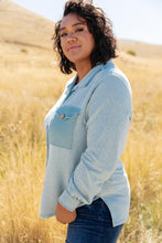 Load image into Gallery viewer, Borrowed From My Boyfriend Jacket in Blue