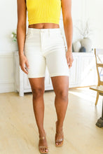 Load image into Gallery viewer, Brenda Mid Rise Cuffed Denim Judy Blue Bermuda Shorts