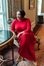Load image into Gallery viewer, Bri Maxi Dress in Burgundy