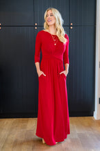 Load image into Gallery viewer, Bri Maxi Dress in Burgundy