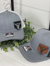 Load image into Gallery viewer, Bull Skull Pentagon Accent Patch Snapback Adult Hat