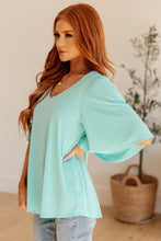 Load image into Gallery viewer, Cali Blouse in Neon Blue