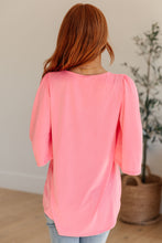 Load image into Gallery viewer, Cali Blouse in Neon Pink
