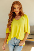 Load image into Gallery viewer, Cali Blouse in Neon Yellow