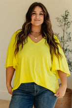 Load image into Gallery viewer, Cali Blouse in Neon Yellow