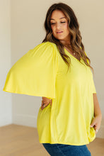 Load image into Gallery viewer, Cali Blouse in Neon Yellow