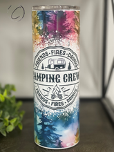 Load image into Gallery viewer, Camping Crew 20oz Skinny Tumbler