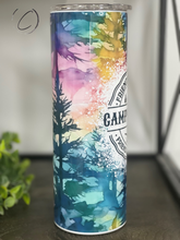 Load image into Gallery viewer, Camping Crew 20oz Skinny Tumbler