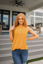 Load image into Gallery viewer, Can&#39;t Wait for Spring Hi-Low Sleeveless Top in Mustard