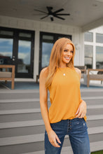 Load image into Gallery viewer, Can&#39;t Wait for Spring Hi-Low Sleeveless Top in Mustard
