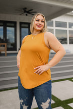 Load image into Gallery viewer, Can&#39;t Wait for Spring Hi-Low Sleeveless Top in Mustard