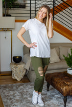 Load image into Gallery viewer, Cardinal Short Sleeve Tee in White