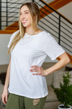 Load image into Gallery viewer, Cardinal Short Sleeve Tee in White