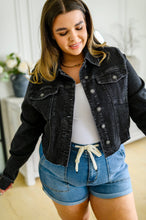 Load image into Gallery viewer, Charlie Cropped Judy Blue Denim Jacket