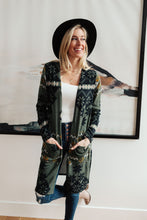 Load image into Gallery viewer, Christmas Night Cardigan in Olive