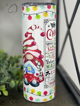 Load image into Gallery viewer, Christmas Rules 20oz Skinny Tumbler